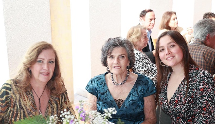  Edith Martínez, Edith Medina e Isabel Noyola.