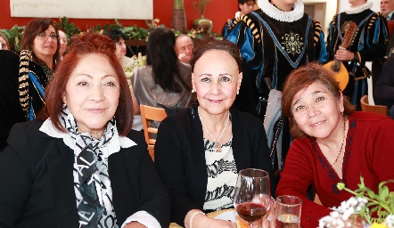  Imelda Nava, Coco Ayala y Silvia Zárate.