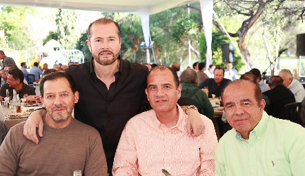  Salim Abud, Armando Trujillo, Francisco Rojas y Heriberto Aguirre.