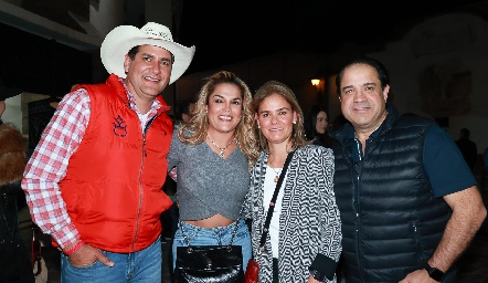  José Juan Villalba, Ana Villalba, Marcela Benavente y Aldo Pizzuto.