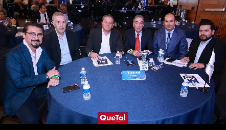  Ramón Martel, Ignacio Gómez, Mario Escobedo, Gustavo Puente, Carlos Sánchez y Juan Marcos Fierro.