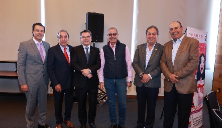  Javier Mercado, Gustavo Puente, Luis Gerardo Ortuño, Jaime Chalita, Carlos Torres Corzo y Fernando Pérez Espinosa.