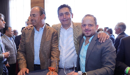  Fernando Pérez, Alejandro Espinosa y Saad Sarquis.