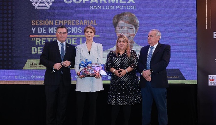  Luis Gerardo Ortuño, Beatriz Pagés, Carmenchu y Alejandro Mancilla.