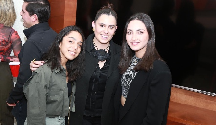 Paula Navarro, Cassandra Nava y Ana Martha Ocaña.