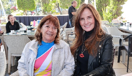 Malusa Alcocer y Paulina Quiroz.