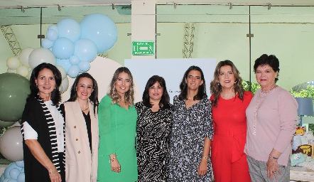  Vicky Fernández, Mafer del Castillo, Cristina Galán, Pita Retes, Daniela Rivero, Kinkis Galán y Pilar Labastida.