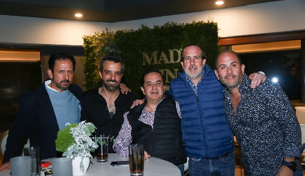  Hiram Gutiérrez, Pi Suárez, Guillermo Lasso, Herbert Trampe y Hugo Humara.