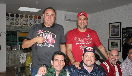  Francisco Torres, Javier Fernández, Alejandro Torres, Héctor Vázquez y Polo de la Garza.