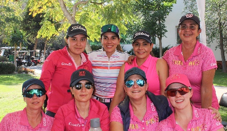  Mariana Acebo, María Rodríguez, Ale Pérez, Marce Rangel, Marce Alcalde, Lourdes Orozco, Karla Verástegui e Isabel Morales.