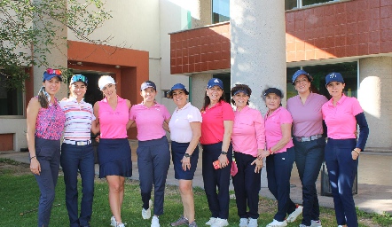  Dani Delgado, María Rodríguez, Ale Valdés, Tere Cadena, Nena Lomelí, Armandina Aguilera, Miriam Bravo, Laura González, Quetzi Tinajero y Fari Elizalde.