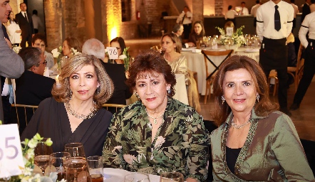  Alma de Rodríguez, Sara de Martínez e Irasema Medellín.