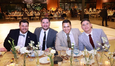  Alejandro Alem, Daniel Rivero, Christian Flores y Rodrigo.