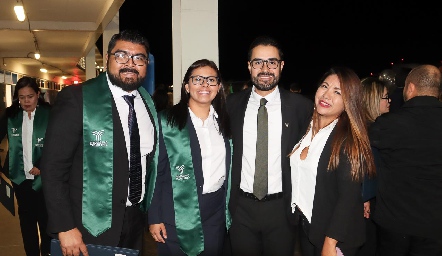  Carlos Aguirre, Carmen Viga, Alejandro Coronado, Verónica Chávez.