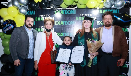 Rodrigo Diez, Sandra Arriaga, Miranda Nicole, Sandra Pamela y Jorge Pichardo.