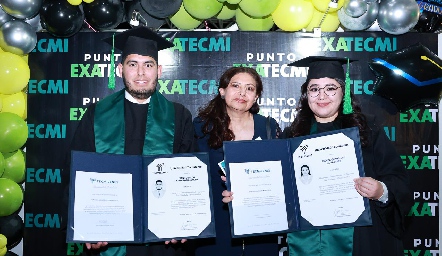  Iván Eduardo Calderón, Alma Castillo y Brenda Guadalupe Mora.