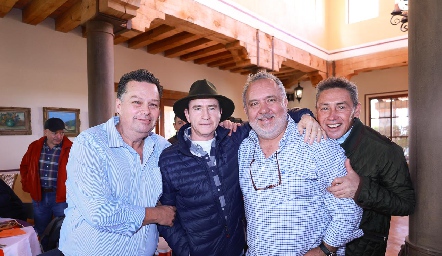  Mani Navarro, Rodak Palau, Jorge Cohen y Víctor Santos.