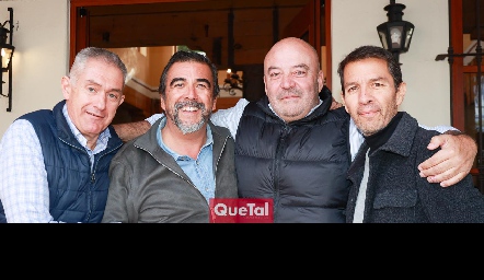 Manuel Abud, Gerardo Galván, Toño Lozano y Hugo Olivares.