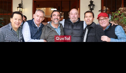  Javier Burgos, Manuel Abud, Gerardo Galván, Toño Lozano, Hugo Olivares y Memo Pizzuto.