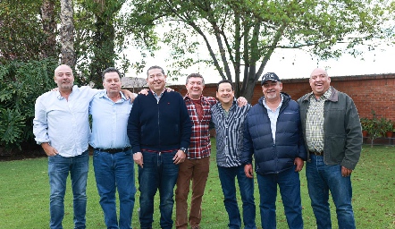  Toño Lozano, Mani Navarro, Saúl Payán, Ramiro Rodríguez, Javier Burgos, Gerardo Díaz de León y José Ángel Morales.