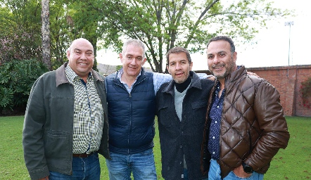 José Ángel Morales, Manuel Abud, Hugo Olivares y Jaime Delsol.