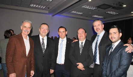  Jaime Chalita, Carlos Mendizábal, Esteban Puente, Enrique Martín del Campo, Mario Güemes y Mauricio Mahbub.