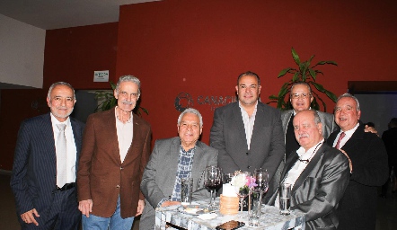  Raúl Rodríguez Sánchez, Jaime Chalita, Jorge Hernández, Ramón Nieto, Carlos Brueggeroff, Joel Ramírez Díaz y Jorge García.