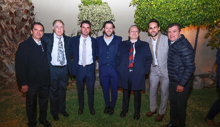  Miguel Álvarez, Ramón Suárez, Miguel Álvarez, Abraham Salgado, Juan Carlos Barrón, José Contreras y Javier Delgado.