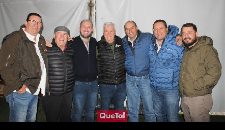  Guillermo Cueto, Carlos González, Armando de la Parra, Armando de la Parra, Fernando Pérez, Rafael Olvera y Alfonso Aguilar.