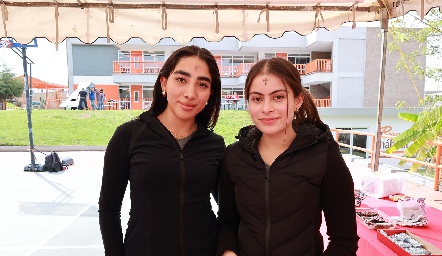  Sofía Bustamante y Frida Olvera.