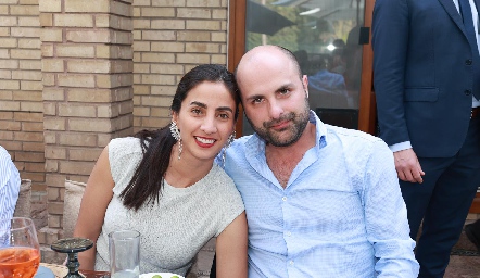  Melissa Andrés y Pedro Cajiga.