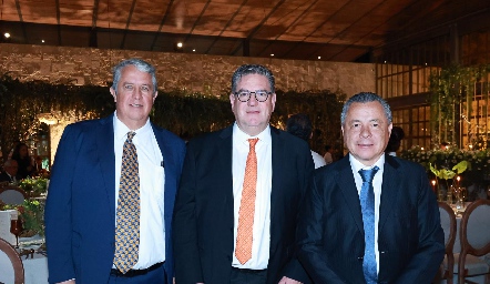 Roberto Fernández, Jacobo Payán y Lisandro Bravo.