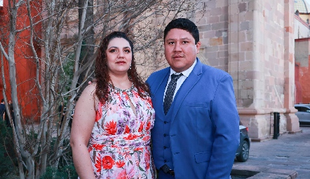  Sonia Delgado y David Chavira.