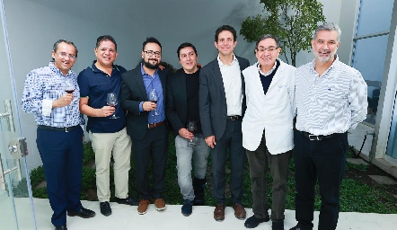  José de Jesús, Jorge Carrillo, Luis Aguilar, José Linares, Ricardo Allende, Jesús Rosillo y José Luis Leiva.