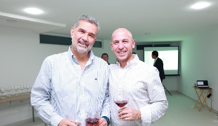  José Luis Leiva y Fausto Macías.