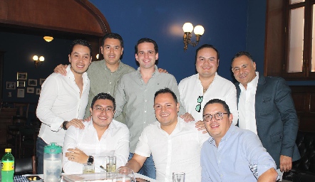  Gustavo Garzón, Edgar Rodríguez, Jesús González, Javier Ambriz, Fabián Flores, Jaime Molina, Gabriel Zubieta, Alfonso Estrello.