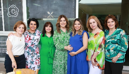  Maru, Yoya González, Pita Retes, Cristina Galán, Cristina Kasis, Luz Del Carmen González y Sara González.