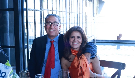  Salvador de la Maza y Patricia Silos.