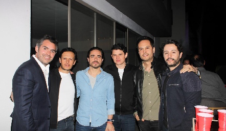  Daniel Dauajare, Javier Ramírez, José Luis Villaseñor, Víctor Paulín, Beto Berrones y Juan Carlos Dibildox.