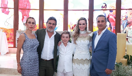  Susana Knoell, José Manuel Medina, Julián Reverte, Elsa Paz y Juan Antonio Reverte.