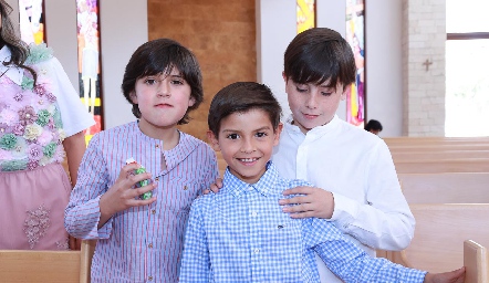  Iker, Marcelo y Carlos.