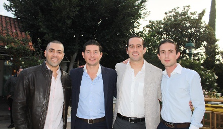  José Lorca, Diego Cerecedo, Jürgen Mebius y Marco Ciuffardi.