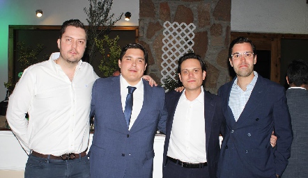  Patricio Lozano, Jorge Stahl, Jorge Naya y José Antonio Martínez.