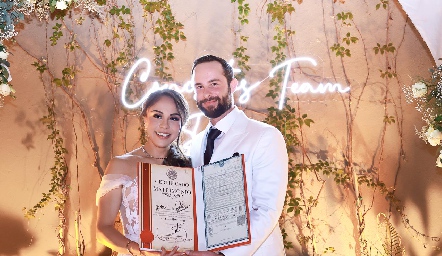  Paola Longoria y Jeff Mihaljevich ya son esposos.