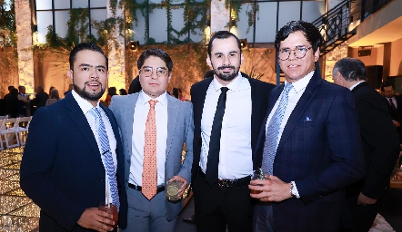  Alejandro Cortez, Christian Longoria, Mich Manzoti y Carlos Cuadra.