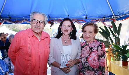  Daniel de la Llera, Laura Solís y Cristina Cánovas.