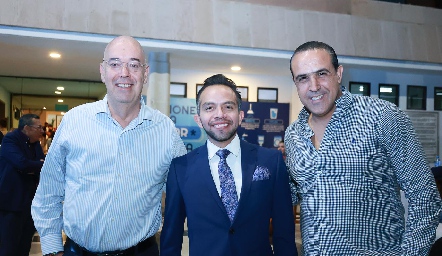 Nacho Ramírez, Gustavo Robledo y Claudio Valle.