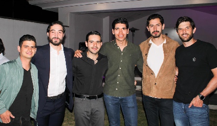  Oscar Cabrera, Roberto Zollino, Mauricio Mahbub, Rafa Tobías, Francisco de la Rosa y José Antonio Hernández.