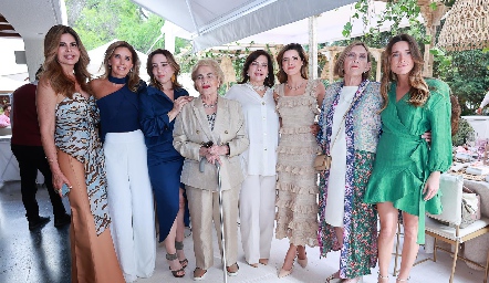  Martha Diez Gutiérrez, Adriana González, Elsa Eugenia, Susana Flores, Rosa de Lourdes Hernández, Fabiola Hernández, Susana Flores y Camila Hernández.