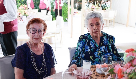  Olga Susana de la Rosa y María Luisa Castillo.
